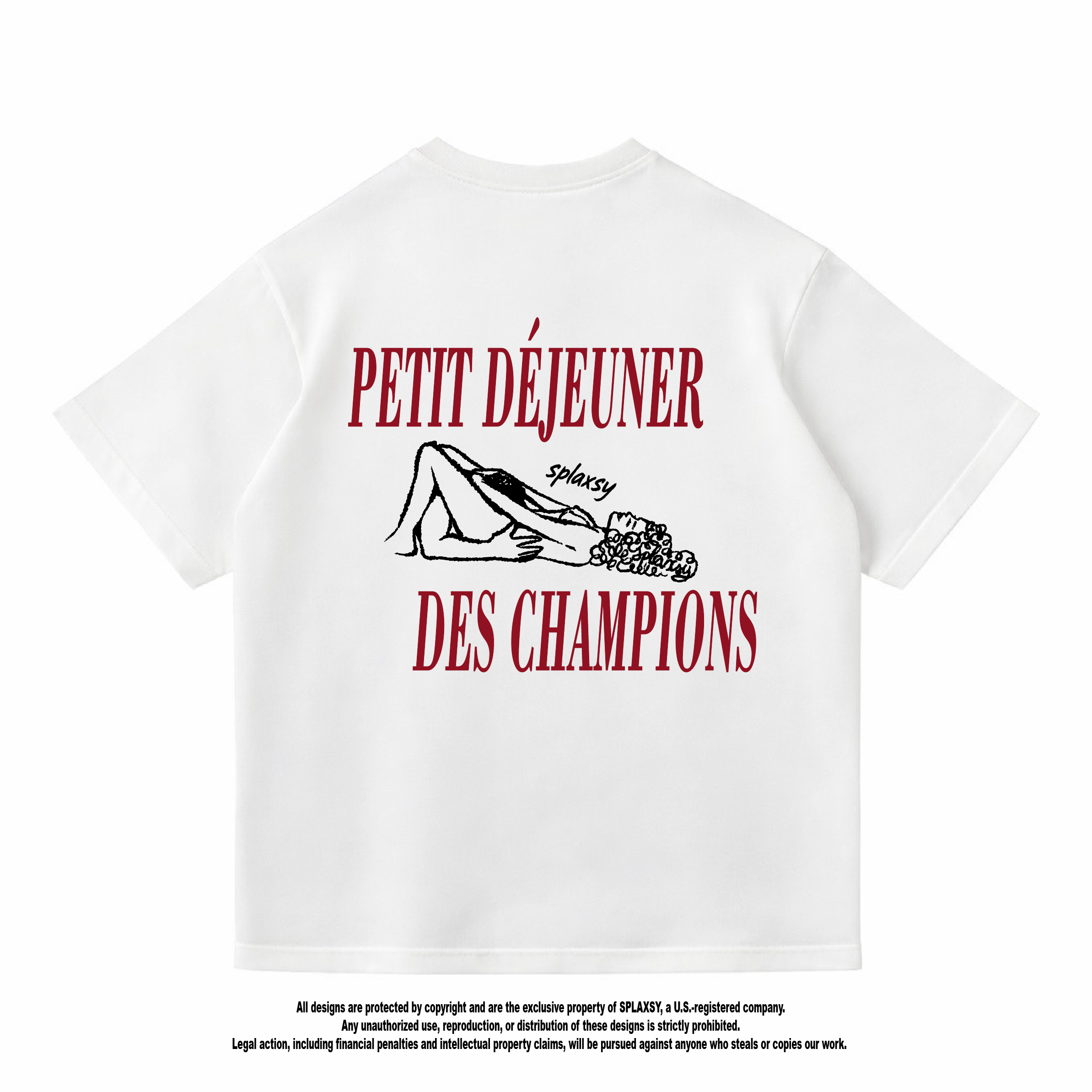 T-shirt Petit Déjeuner Des Champions
