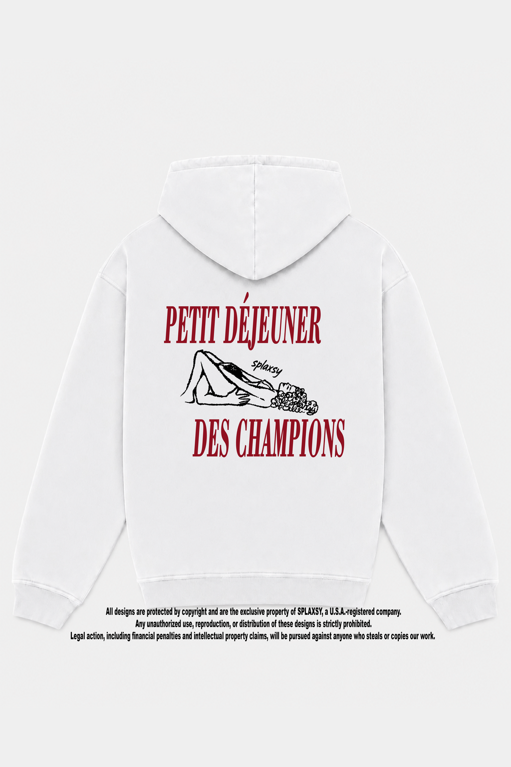 Hoodie Petit Petit Déjeuner Des Champions