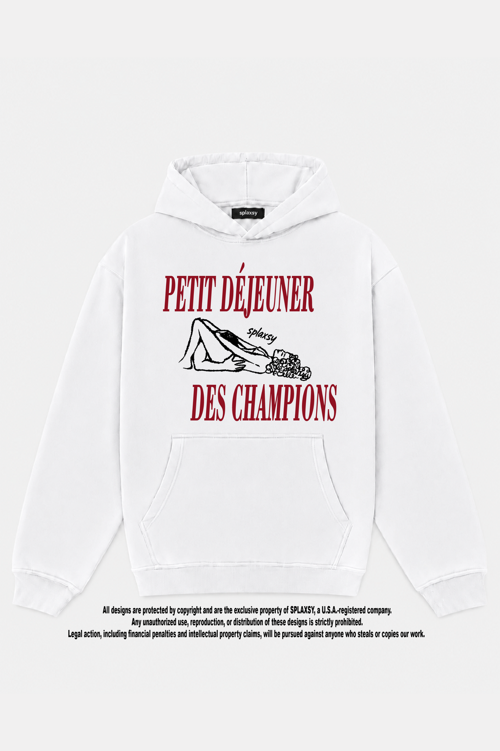 Hoodie Petit Petit Déjeuner Des Champions