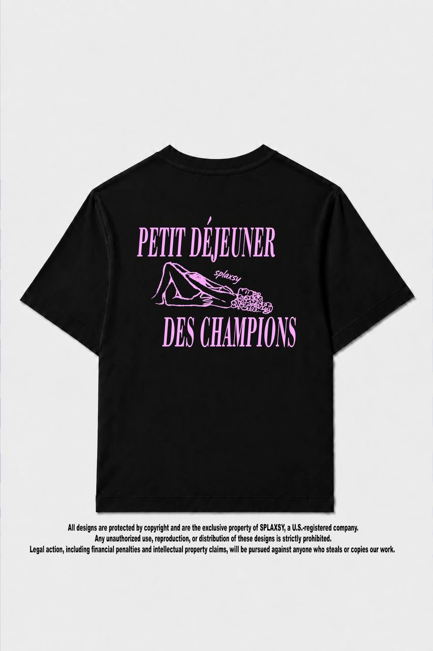 T-shirt Petit Déjeuner Des Champions