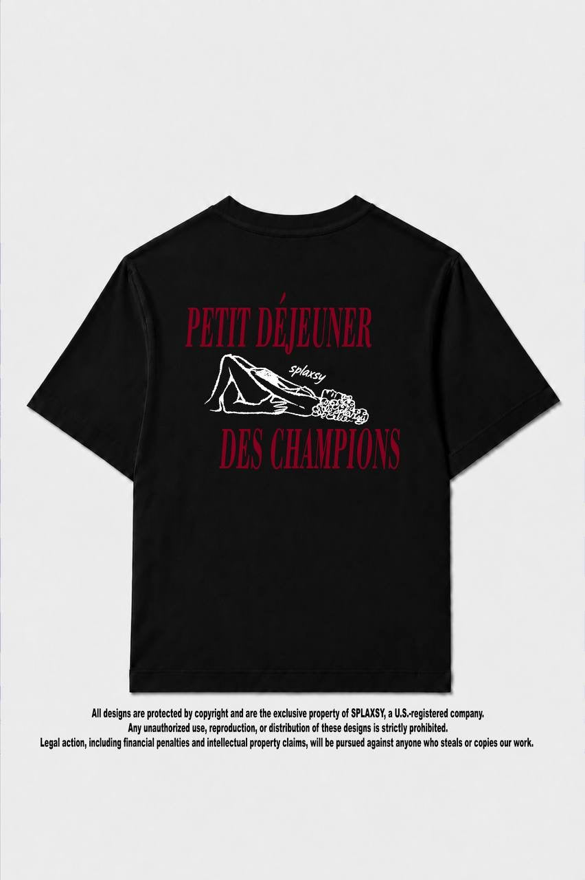 T-shirt Petit Déjeuner Des Champions