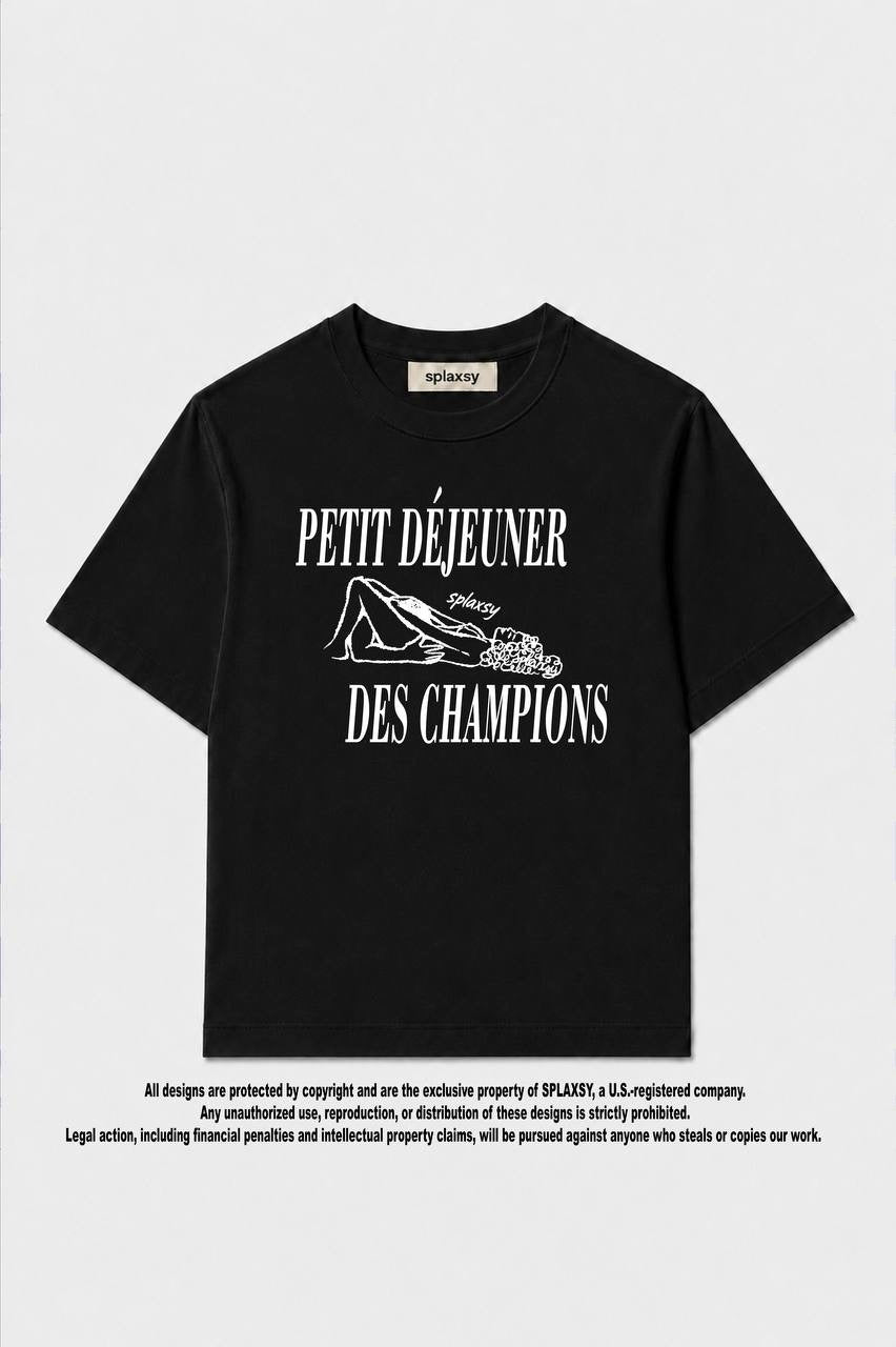 T-shirt Petit Déjeuner Des Champions
