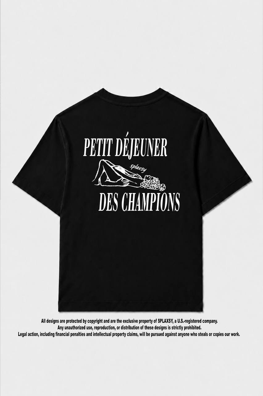 T-shirt Petit Déjeuner Des Champions