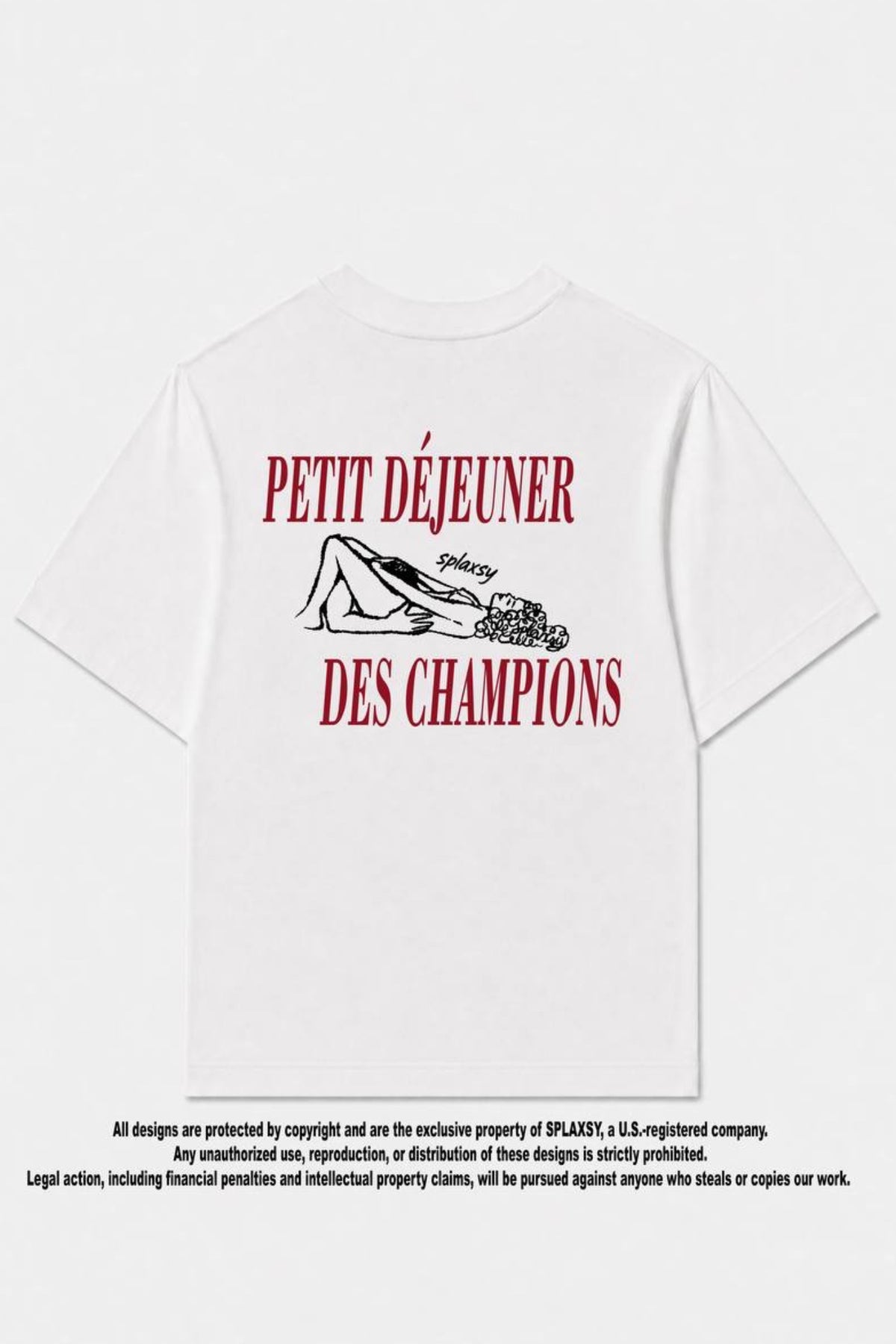 T-shirt Petit Déjeuner Des Champions