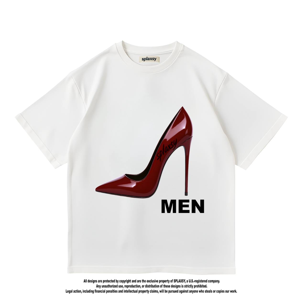 T-shirt A MAN UNDER THE HEEL – SPLAXSY